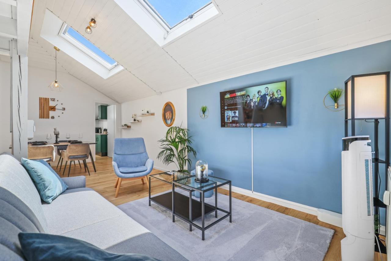 Apart21 - Blue - Maisonette - Netflix - Parking - Near Audi 잉골슈타트 외부 사진